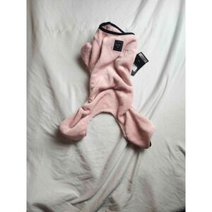Nicole Miller New York Pet Apparel‎ Pajamas Medium Pink Velour Dog Cat NWT